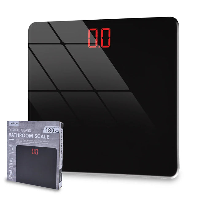 Clevinger Digital Glass Bathroom Scale 180kg Max Capacity V1181-CV0300