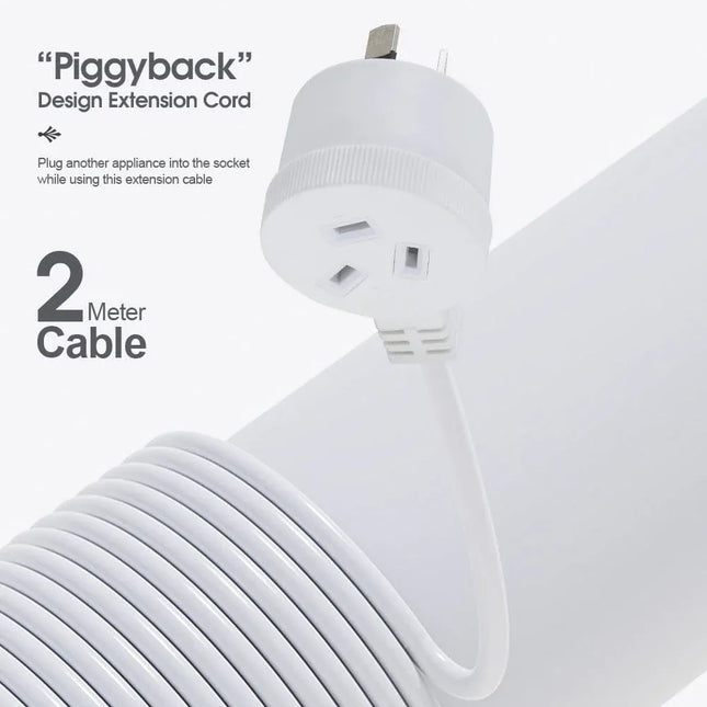 2 Meters Piggyback Extension Power Outlets Lead – product detail