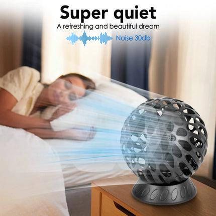 Brillar Battery Powered Mini Desktop Fan – product features