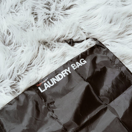 Drawstring Water Resistant Travel Laundry Bag Sports Gym Clothes Organiser – shape and profile