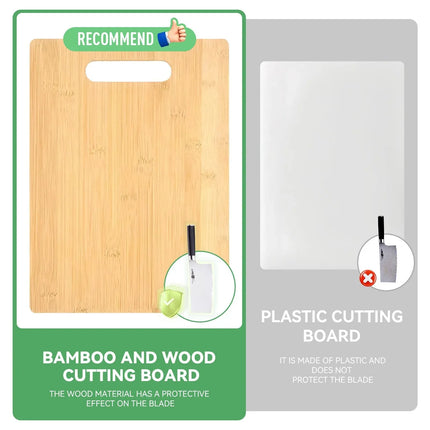 6 Pcs Bamboo Cheese Cutting & Serving Board Set – Moso Bamboo, Reversible, BPA-Free