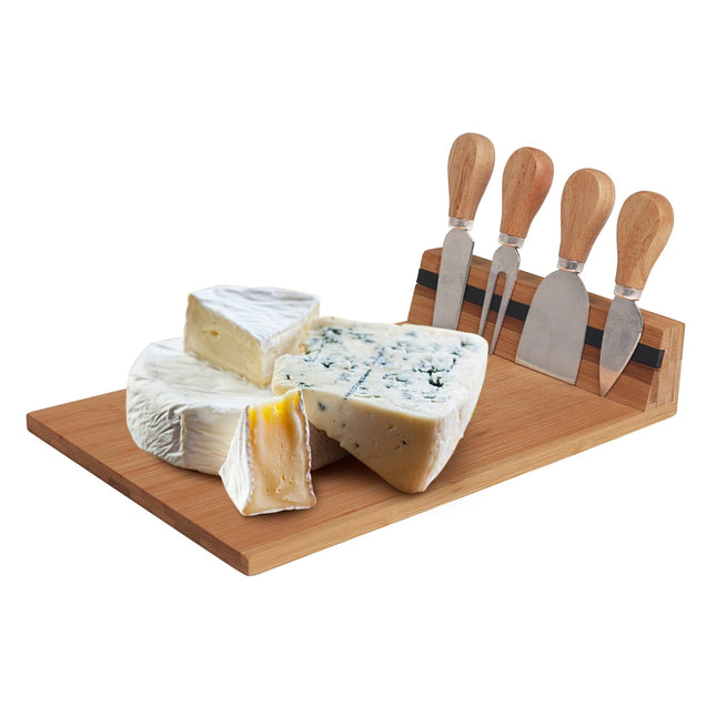 Bamboo Cheese Board and Knife Set – product detail