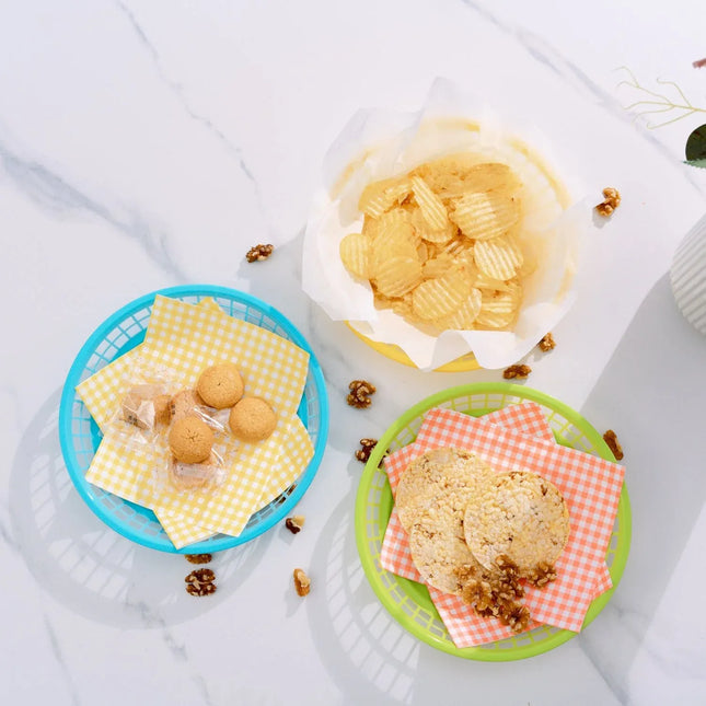 3 Pcs Cook Easy Round Plastic Snack Baskets – product detail