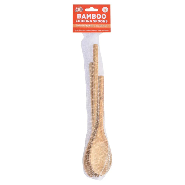 3 Pcs Bamboo Cooking Spoon Set – product detail