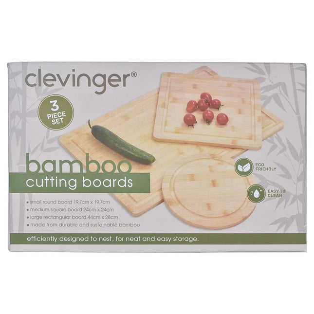 3 Pcs Bamboo Cutting Board V1181-KU0370