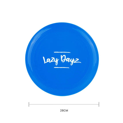 28cm Lazy Dayz Jumbo Neon Beach Frisbee – design and finish