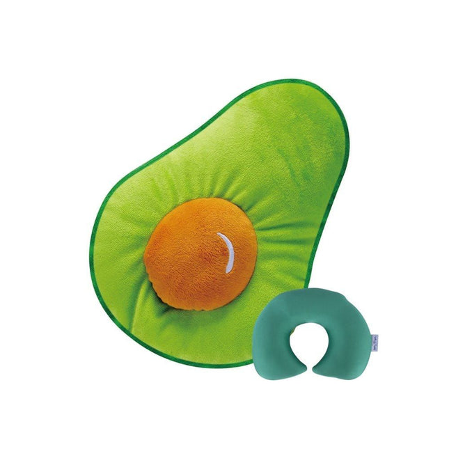 Two-Way Reversible Microfibre Travel Pillow-Avocado – product detail