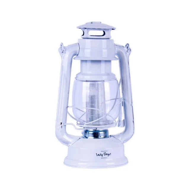 12 LED Solid Metal Camping Hurricane Lantern