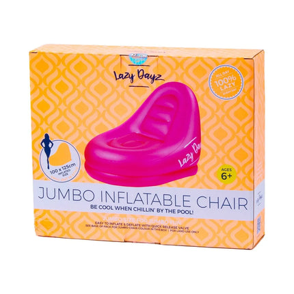 Lazy Dayz Jumbo Inflatable Chair – design and finish