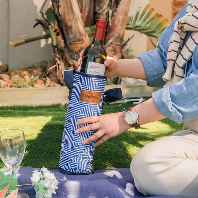 Lazy Dayz Insulated Wine Bottle Tote – product detail
