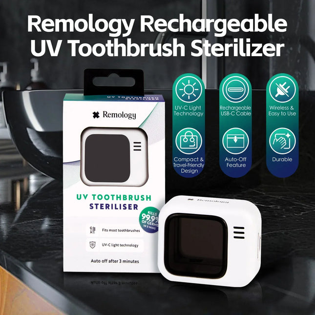 Remology Rechargeable UV Toothbrush Sterilizer V1181-RM0005
