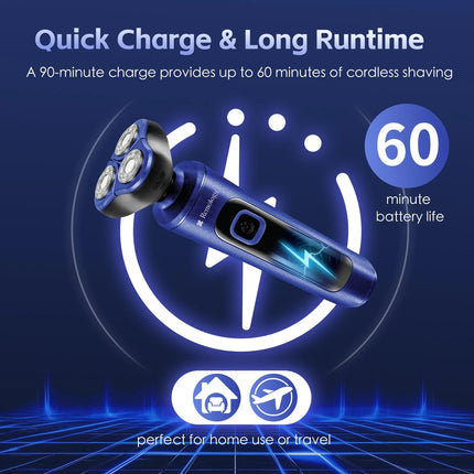 Remology Clean Shave Rechargeable Cordless Shaver – product features