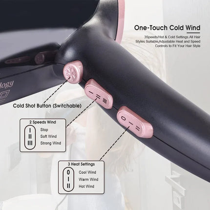 Remology Evoke 2000W Professional Hair Dryer – design and finish
