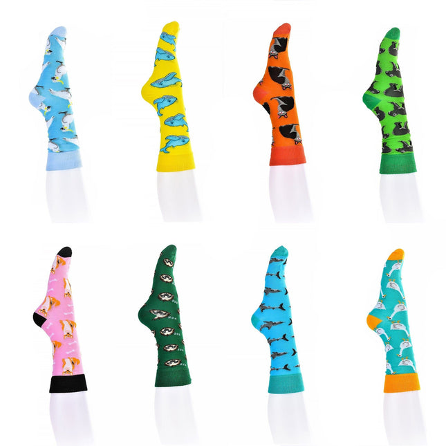 8 Pairs Fashion Novelty Funny Socks one Size 5-13 Men Socks Women Socks 1 – product detail