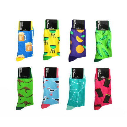 8 Pairs Fashion Novelty Funny Socks one Size 5-13 Men Socks Women Socks 2 – design and finish