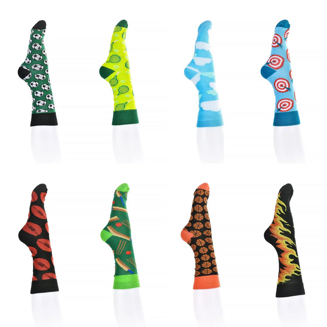 8 Pairs Fashion Novelty Funny Socks one Size 5-13 Men Socks Women Socks 4 – product detail