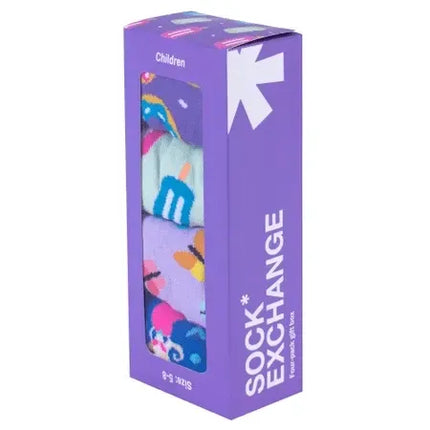 Socks Gift Boxed 4 Pairs-Girls Assorted V1181-SE0025