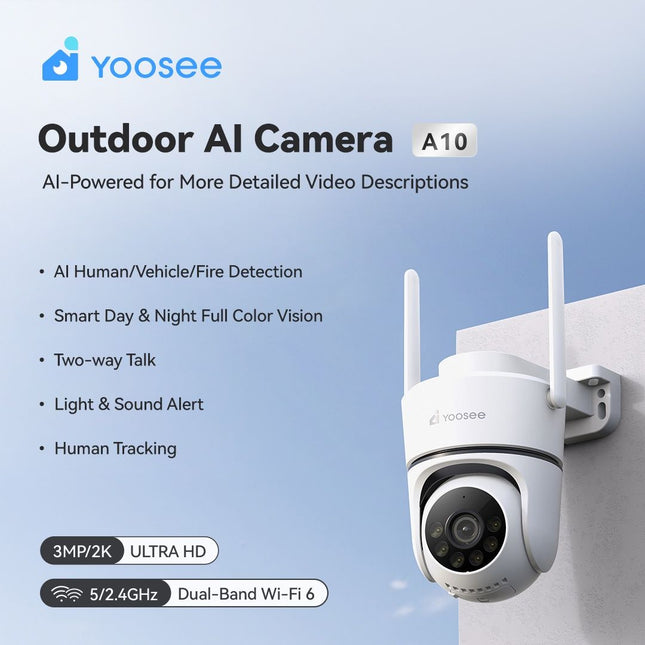 Yoosee AI Outdoor Camera A10 V1184-YOOSEE-AI-OUTDOOR-CAMERA-A10