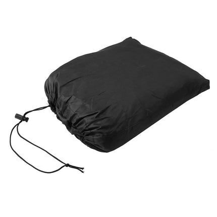 Waterproof Motorcycle and Moped Cover with Reflective Strips, Rain UV Dust Resistant Black, 200x90x100cm