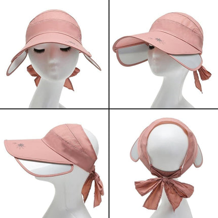 Women's Sun Hat Wide Brim UV Protective Golf Hat for Outdoor, One Size