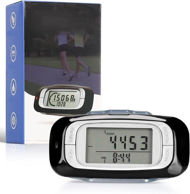 3D Pedometer with Large Easy-to-Read Display Steps Distance Calories Tracking No App Needed 9 Month Battery