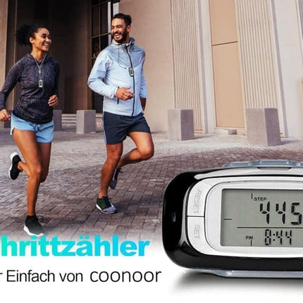 3D Pedometer with Large Easy-to-Read Display, Steps Distance Calories Tracking, No App Needed, 9 Month Battery Life for Elderly and Exercise Tracking