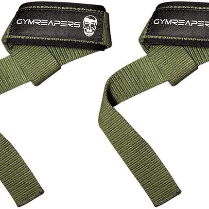 Lifting Wrist Straps for Weightlifting Bodybuilding, Compatible with Gymreapers, Dark Green