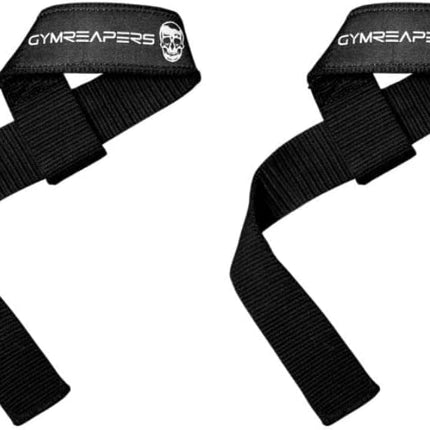 Lifting Wrist Straps for Weightlifting Bodybuilding, Compatible with Gymreapers, Black