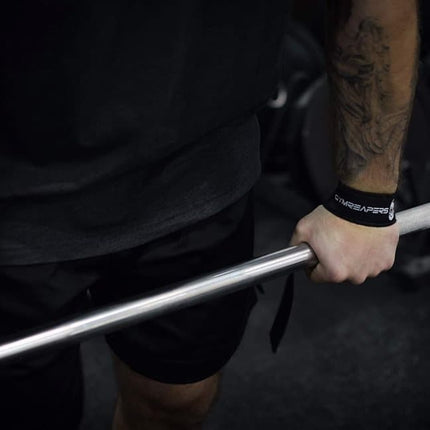 Lifting Wrist Straps for Weightlifting Bodybuilding, Compatible with Gymreapers, Black