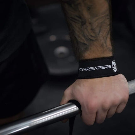 Lifting Wrist Straps for Weightlifting Bodybuilding, Compatible with Gymreapers, Black