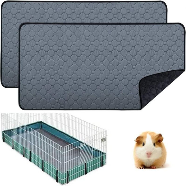 Waterproof Non-slip Washable & Reusable Guinea Pig Mat (Fabric) Size 600mm 1200mm Color Grey for