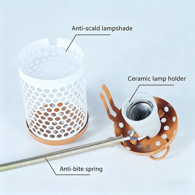 Heated Heating Lamp (ceramics) Size 60 70mm Color Black for Parrots (1pc) – product detail