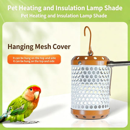 Heated Heating Lamp (ceramics) Size: 60*70mm Color: Black for Parrots (1pc)