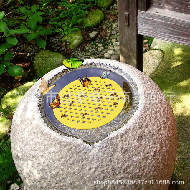 Bee Watering Tray (EVA) Size Floating Color Yellow Outdoor Use (1pc) – product detail