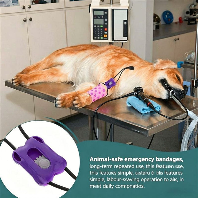 Animal-safe emergency bandages purple (10 bandages per pack) V1188-MS-424-0017