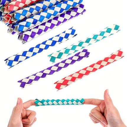 Bird Toy (Palm Leaf/Wood) Size: 150mm Color: Red For Parrots (10pc)