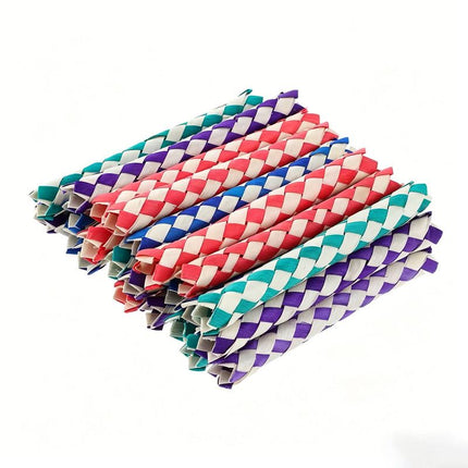 Bird Toy (Paper) Size: 150mm*15mm Color: Green/White for Parrots (10pc)