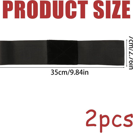 2 pieces - Golf Swing Training Band - golf swing training aids - golf swing trainer - golf training aids - golf accessories for beginners - for movement correction - for men, women and children - 35*7 cm - black