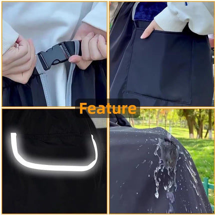 Scooter Leg Cover - Scooter Leg Cover - Leg Covers - Universal Leg Cover - Leg Warmer - Mobility Scooter Leg Cover - Scooter Blanket - Scooter Leg Cover - Winter Leg Protectors for Motorcycles - Windproof Leg Protector - for Motorcycle, Scooter - 130*90 c