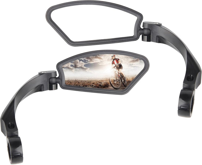 1 Pair Bicycle Mirror Ebike Rearview V1188-MS101-02871-1