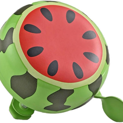 Bicycle bell - Fruits bicycle bell for children - Children's bicycle bell - adjustable bicycle bell - bicycle accessories - bicycle horn - ringing bicycle bell sound - watermelon pattern - 6*5 cm - red and green