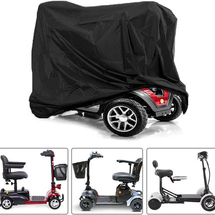 Electric Scooter Cover - Oxford Fabric 210D Electric Scooter Cover - Waterproof Scooter Cover - Dustproof - Snowproof - Sunproof - Rainproof - Protective Cover - Black - 170×61×117 cm
