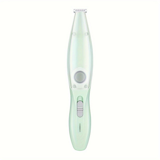 Small Animal Hair Trimmer-Hair Suction Cup-Rechargeable-Quiet-Green-1st V1189-HB001CYTR00034