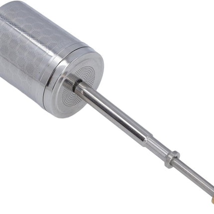 Coffee and Tea Maker, Stainless Steel Plunger Coffee Egg Maker, Spring-Driven Strainer Reusable Coffee Brewing Plunger Filter
