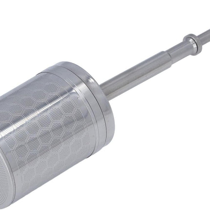 Coffee and Tea Maker, Stainless Steel Plunger Coffee Egg Maker, Spring-Driven Strainer Reusable Coffee Brewing Plunger Filter