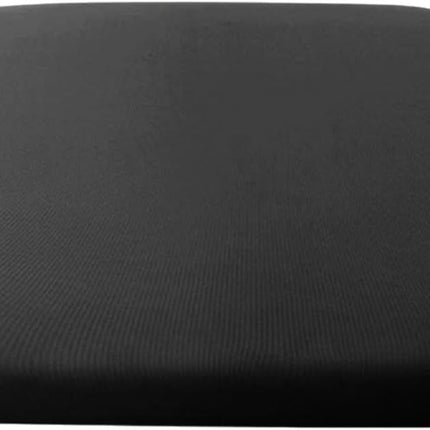 Crystal velvet seat cushion, ergonomic memory foam seat cushion, suitable for cars, comfortable and relieves tailbone pressure-black 45*45*4.5cm