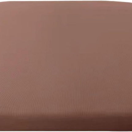 Crystal velvet seat cushion, ergonomic memory foam seat cushion, suitable for cars, comfortable and relieves tailbone pressure-brown 45*45*4.5cm