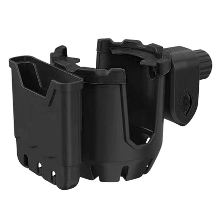 WQJNWEQ-Clearance-Cup-Holder-with-Phone-Holder-Bike-Cup-Holder-2-in-1-Universal-Cup-Phone-Holder-for-Stroller-Bike-Wheelchair-Walker-Scooter Black
