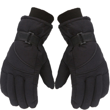 IDALL Ski Gloves Waterproof Gloves Winter Outdoor Men And Women Snow Skating Snowboarding Windproof Warm Ski Gloves Snow Gloves Winter Gloves W-Blue One Size Black