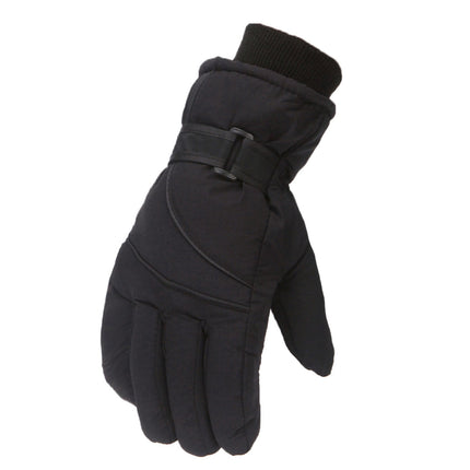 IDALL Ski Gloves Waterproof Gloves Winter Outdoor Men And Women Snow Skating Snowboarding Windproof Warm Ski Gloves Snow Gloves Winter Gloves W-Blue One Size Black